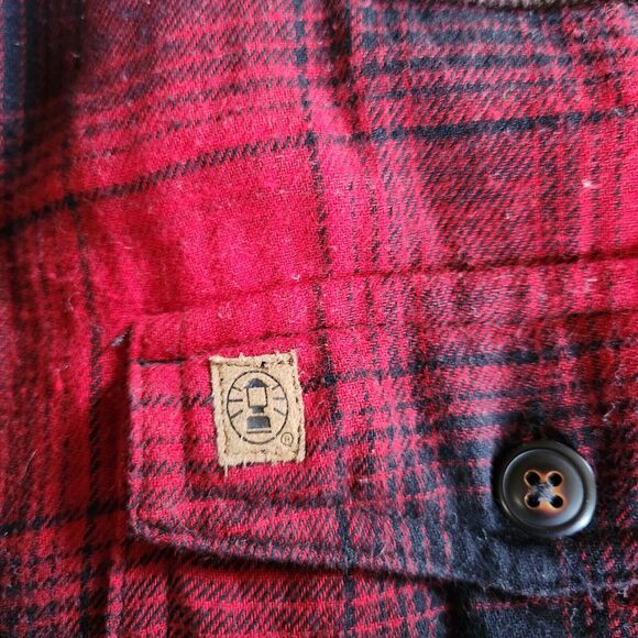 L Coleman Shacket Heritage Plaid Sherpa Fleece Chore Barn Jacket Coat Corduroy - Picture 7 of 11